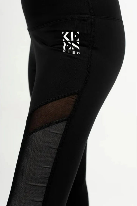 White & black legging