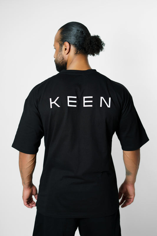 Long Oversized Tee Unisex Black