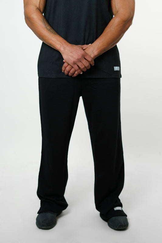 Straight Leg Pants Black