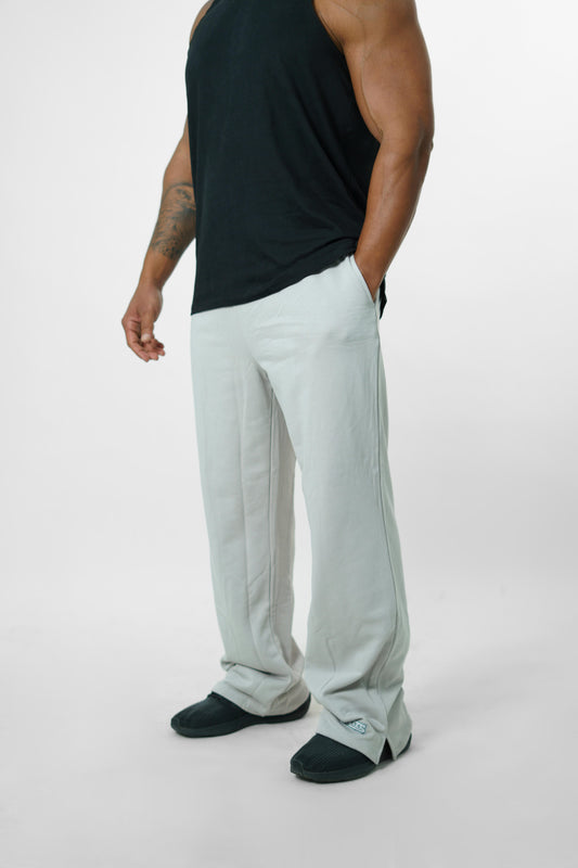 Straight Leg Pants Grey