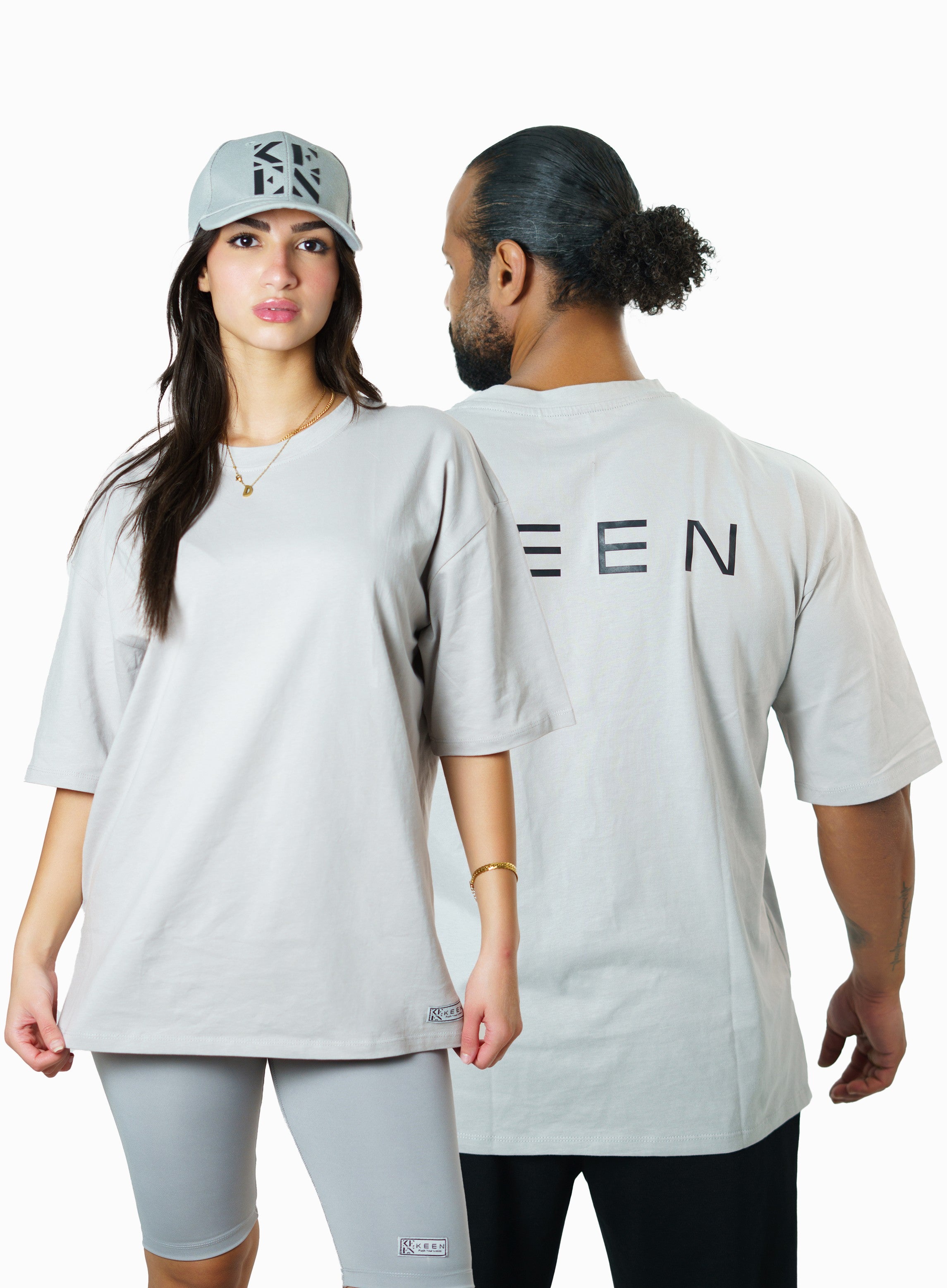 Long Oversized Tee Unisex Grey