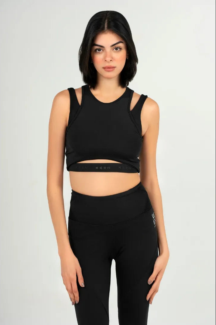 Black Top Bra Strap