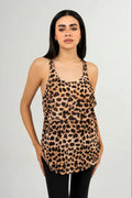 Leopard tank top back strap
