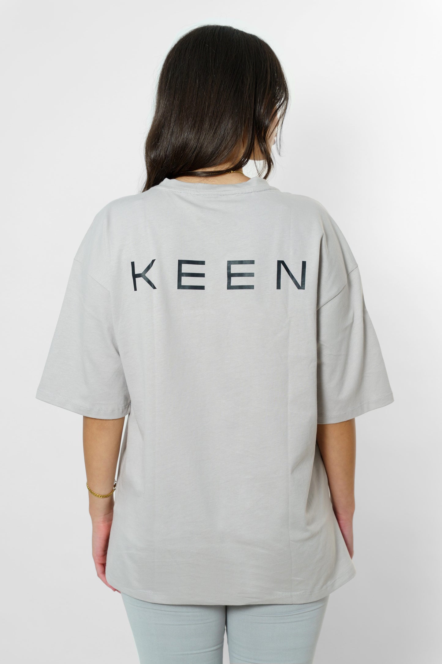 Long Oversized Tee Unisex Grey