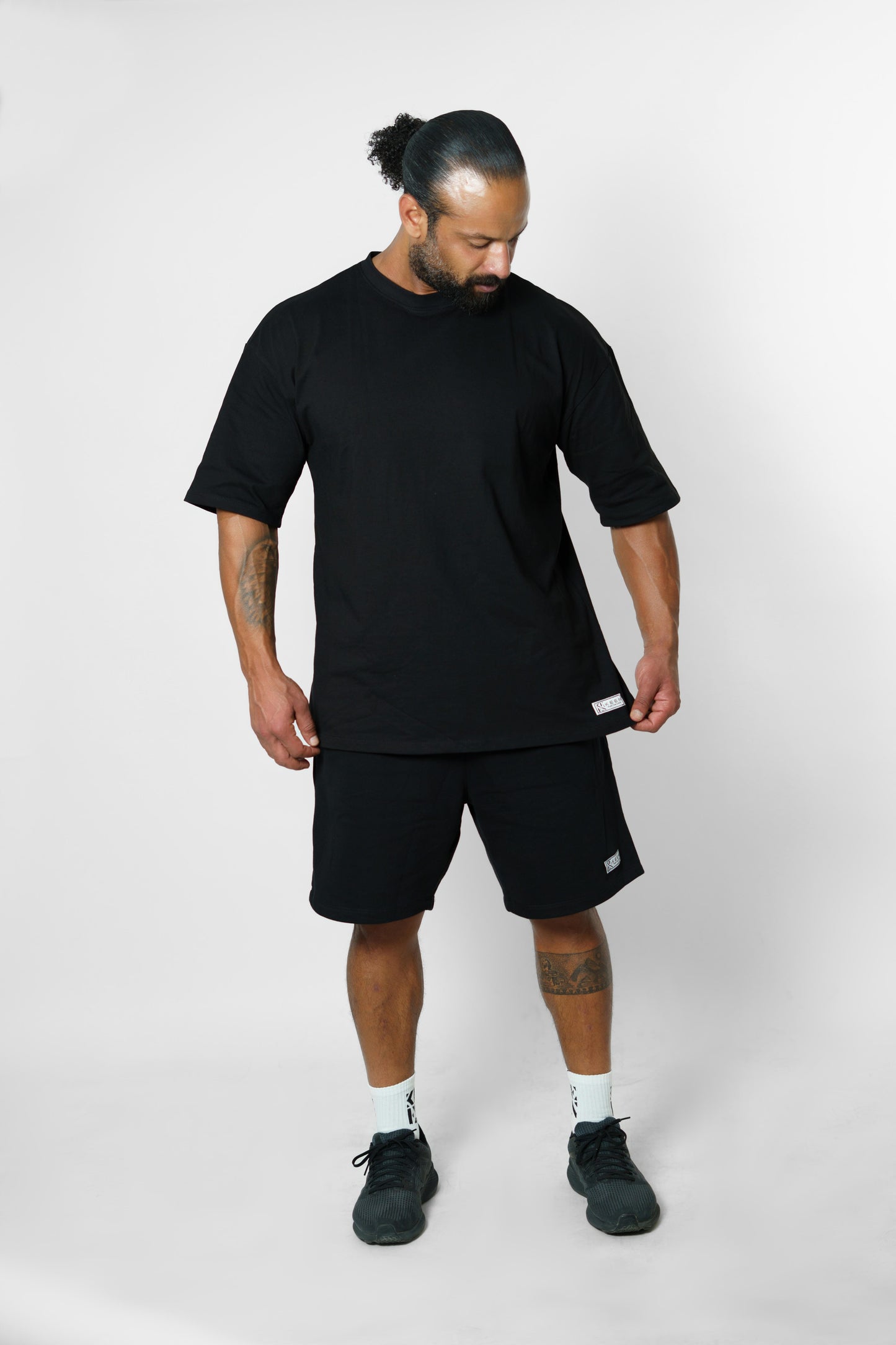 Long Oversized Tee Unisex Black