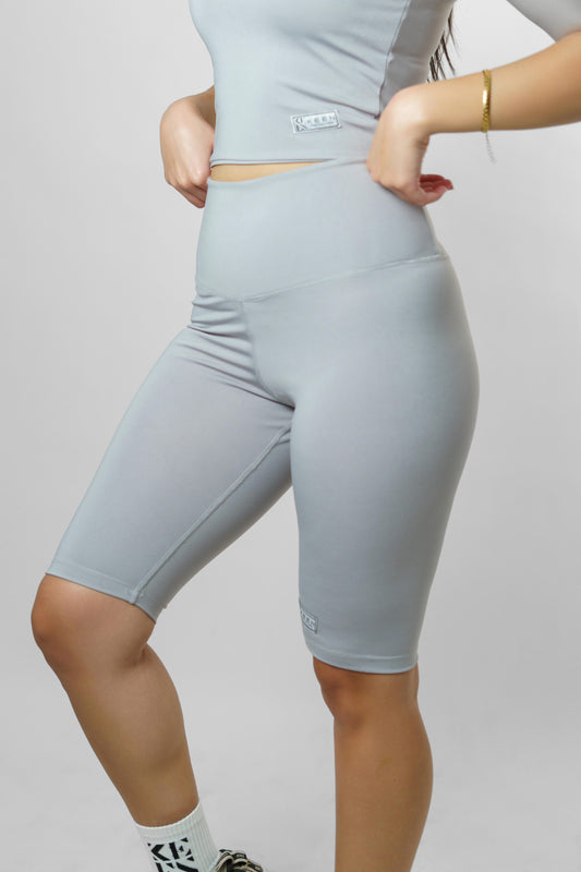 Long Biker Short Grey