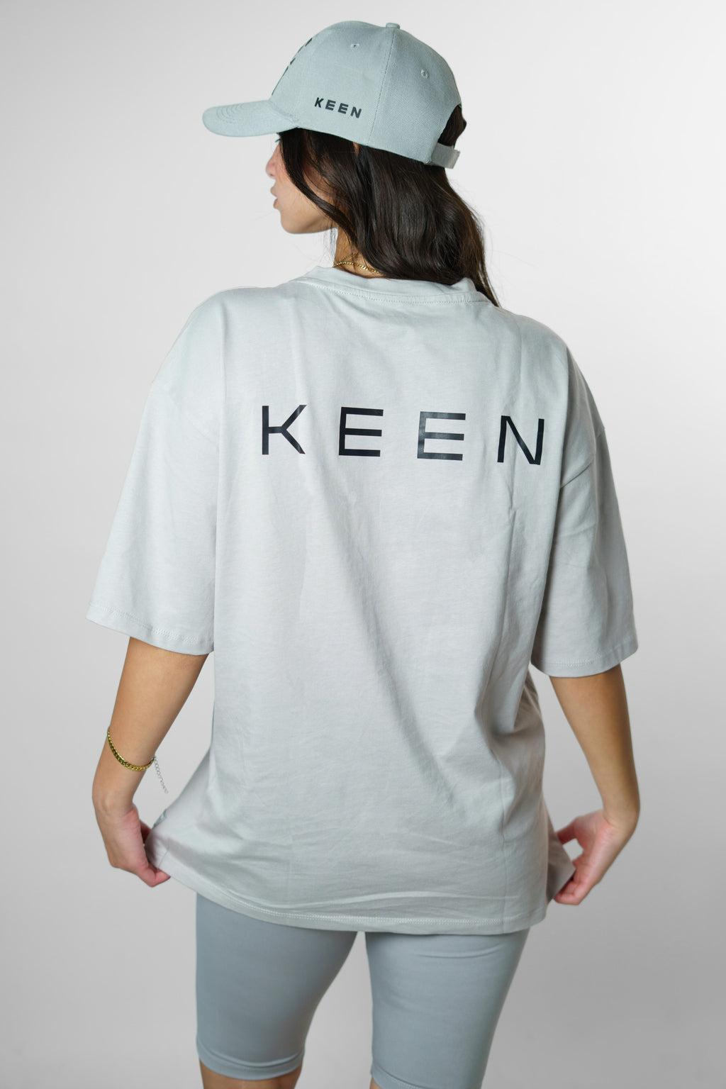 Long Oversized Tee Unisex Grey