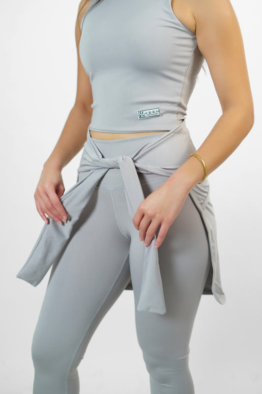 Zip Hip Cover Grey