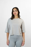 Croped Oversize Grey