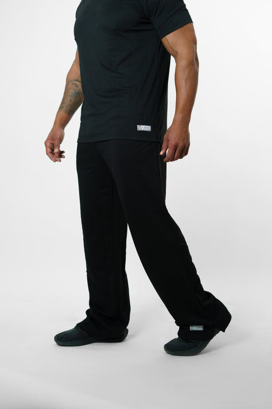 Straight Leg Pants Black