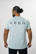 Men Regular Short Sleeve Grey