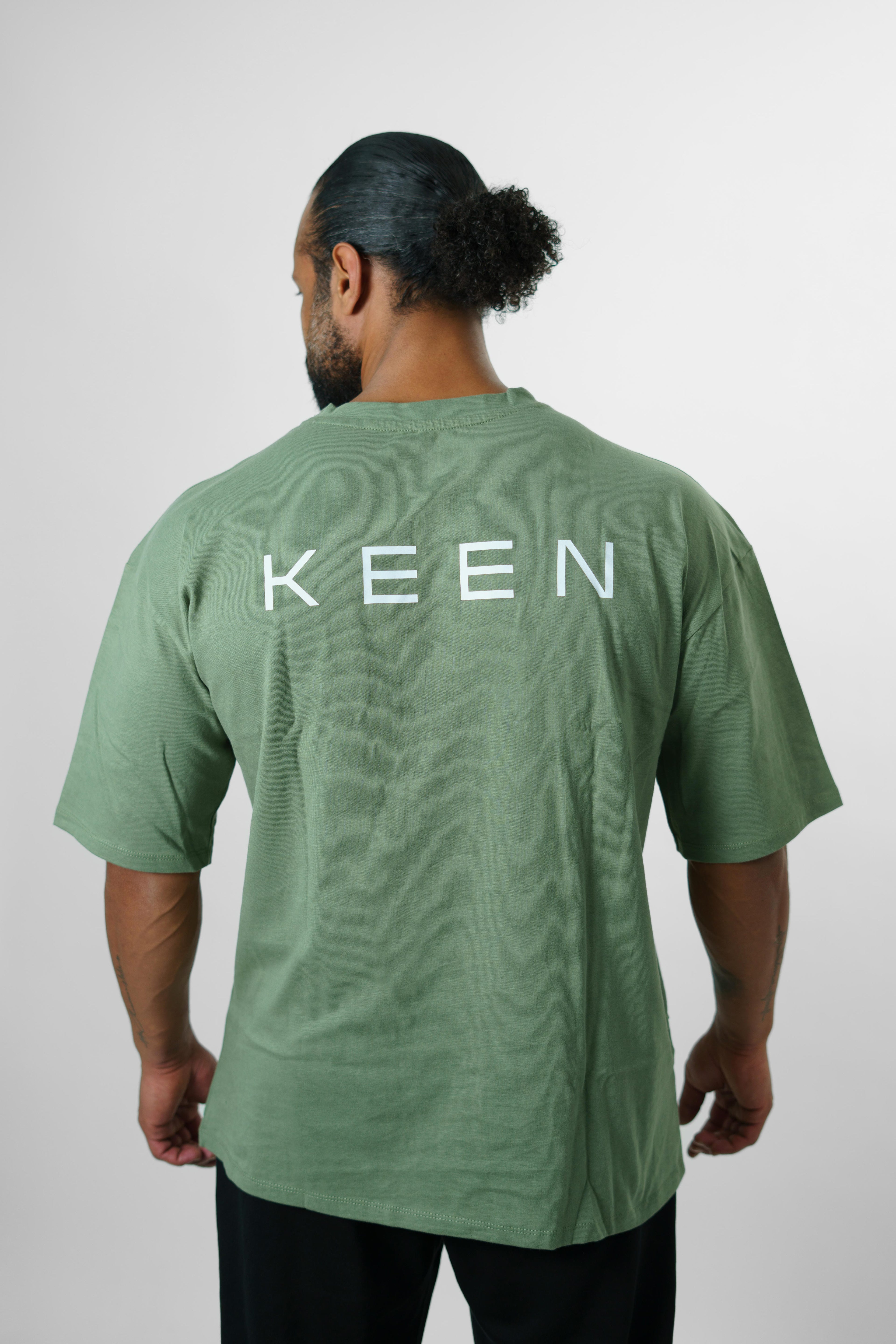 Long Oversized Tee Unisex Green